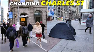 Ch-Ch-Ch-Changes: Along Charles St & Selby St From Queens Park East To Sherbourne St | Toronto Walk