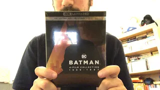 Batman 4-Film Collection 1989-1997 4K Ultra HD Blu-Ray Unboxing