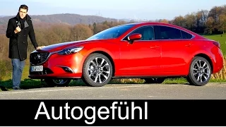 New Mazda6 Facelift FULL REVIEW test driven neu 2016 Limousine Sedan 2.5 l petrol Atenza