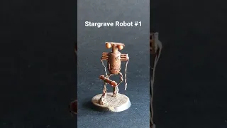 Stargrave #1 #art #warhammer  #stargrave #billmakingstuff #beadbot #40k #robot #DIY #miniature #robo