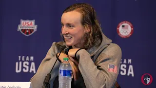 2021 US Olympic Trials Press Conferences: Katie Ledecky, Katie Grimes