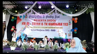 Penampilan Islami Anak Sholeh Tk Khadijah 113 "Pentas Seni 2023"