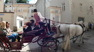 Salzburg old town 4k Austria 🇦🇹 August 2021