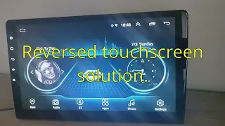 Android car stereo touchscreen problem solved - fixed.