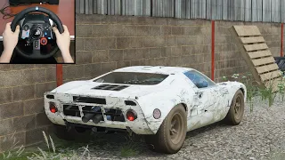 Rebuilding A Ford GT40 MKI (1964) - Forza Horizon 4 (Steering Wheel + Shifter) Gameplay