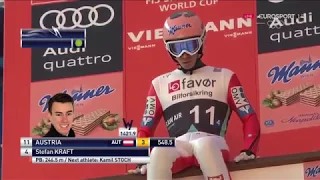 Stefan Kraft 253.5 m Vikersund 2017 (English Commentary)