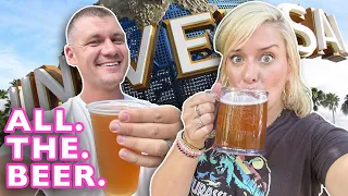 We Tried EVERY Beer At Universal Orlando | EXCLUSIVE Beer, Snacks, Non-Alcoholic Drinks