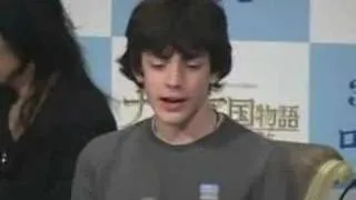 Skandar Keynes at Tokyo Press Conference