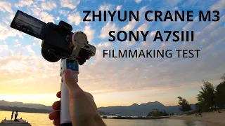 Zhiyun Crane M3 Tiny Gimbal - Filmmaking Test [Sony A7sIII + Gyro Stabilization]