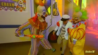 [4K] Killer Klowns Zone - Halloween Horror Nights 2018 - Florida