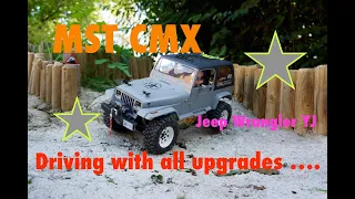 Jeep Wrangler YJ on MST CMX -- Trail Drive .... awesame ....