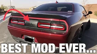 IT LOOKS SO GOOD!! The BEST Cosmetic Mod YOU Can do to YOUR 2015+ Dodge Challenger - Luxe Decal