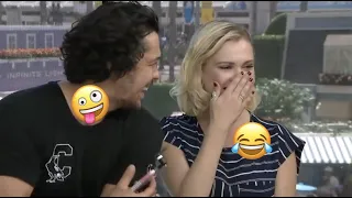 bob & eliza | "you make me laugh, which is good" (basically, bob making eliza laugh) (silly humor)