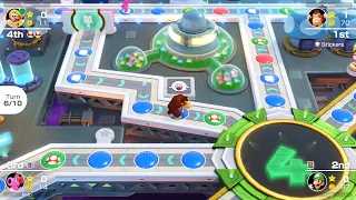 Mario Party Superstars #638 Space Land Donkey Kong vs Birdo vs Luigi vs Wario