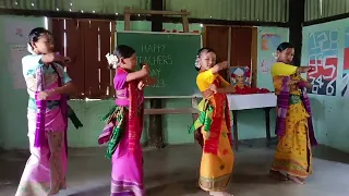 Ajwli // Joshmi Brahma (group dance) Class -V // Happy Teachers Day // Special Cultural Activities