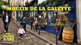 🇫🇷WALK IN PARIS “MOULIN DE LA GALETTE” (EDIT VERSION) 03/04/2021