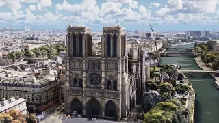 Catedral de Notre-Dame - Notre-Dame Cathedral - 3D Model Google Maps