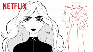 How to Draw Carmen Sandiego 🖍️ Netflix After School