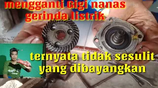 Ganti Gear Nanas Gerinda NRT PRO | Perbaikan Mesin Gerinda NRT PRO Suara Kasar