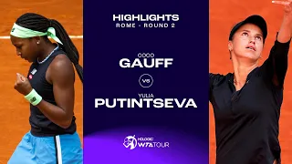 Coco Gauff vs. Yulia Putintseva | 2023 Rome Round 2 | WTA Match Highlights