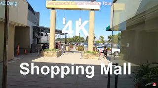 4K Shopping Mall Walking Tour. Serramonte Center With Mozart Music. 美國購物中心徒步之旅 アメリカのショッピングモールを歩いています