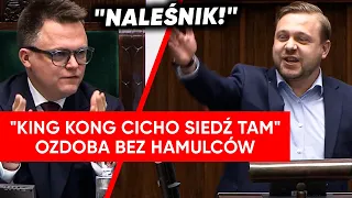 "King Kong cicho siedź tam!". Ozdoba się nie hamował. "Naleśnik cicho!"