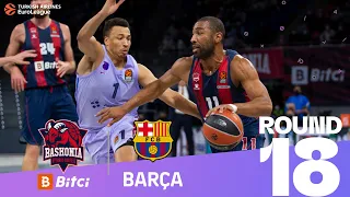 Giedraitis lead Baskonia past Barca!  | Round 18, Highlights | Turkish Airlines EuroLeague