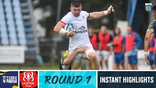 Zebre Parma v Ulster | Instant Highlights | Round 1 | URC 2023/24