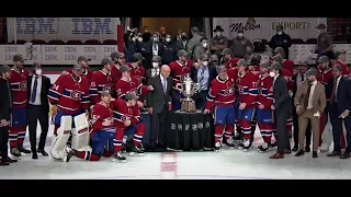 Clarence Campbell Trophy And Post Game With Lehkonen