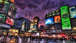 Yonge Dundas Square | Downtown Toronto | Late Night | 2023