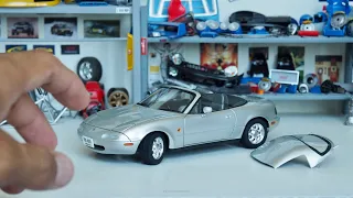 Mazda MX-5 Eunos Roadster TAMIYA 1/24 scale completed.