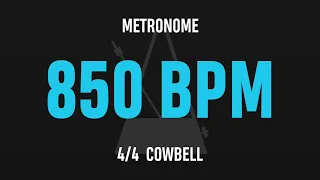 850 BPM 4/4 - Best Metronome (Cowbell)