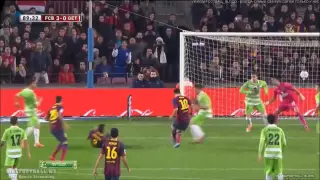 Lionel Messi VS Getafe-Barça 8/01/14 "Copa del Rey"