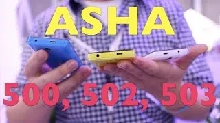 Nokia Asha 500, 502, and 503 Hands-on from Nokia World