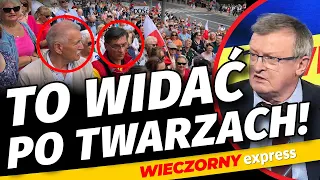 "Po TWARZACH WIDAĆ!" Cymański ZWRACA uwagę na WAŻNY SZCZEGÓŁ marszu Tuska!