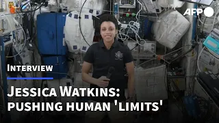 Jessica Watkins, US astronaut at the ISS: pushing human 'limits' | AFP