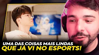 QUE DOCUMENTÁRIO INCRÍVEL! 10 ANOS DE CARREIRA do FAKER! MINERVA REAGE