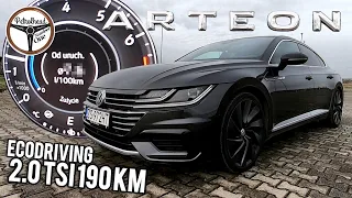 2017 VW Arteon 2.0 TSI 190 KM | Ile NAJMNIEJ spali w mieście?