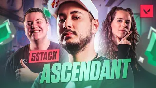 ON FIVE STACK EN ASCENDANT (Valorant ft. Akytio, Luccio, Nes & Cam)