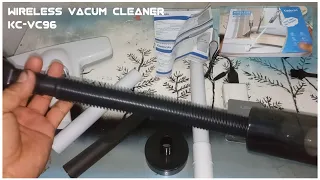 review wireless vacuum cleaner dari kadonio apa saja isinya dan cara menggunakannya??