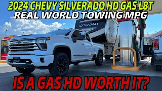 Real World Towing MPG With A 2024 Chevy Silverado HD Gas L8T V8: Is A Gas Truck Worth The Hassle???