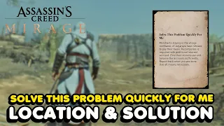 Assassin's Creed Mirage - Solve This Problem Quickly For Me Enigma Location & Solution