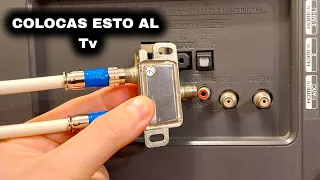 Coloca esto al Tv y mira tv Gratis!!