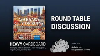 Round Table only - Warsaw: City of Ruins Round Table discussion by Heavy Cardboard