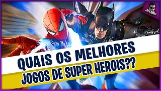 5 MELHORES jogos de SUPER HERÓIS