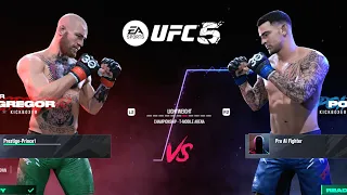 UFC 5 - Conor McGregor Vs Dustin Poirier FULL FIGHT GAMEPLAY (PS5)