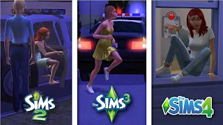 Sims 2 vs Sims 3 vs Sims 4 - Sneak Out