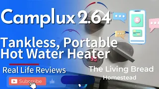 Camplux Review || Emergency Hot Shower || Propane || A Homestead Must