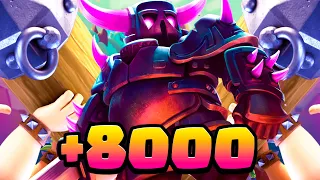 🏆8000 ＆ TOP11 with PEKKA Bridge Spam🥰-Clash Royale