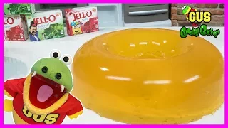 DIY GIANT GUMMY DONUT and how to make jell-o gummies